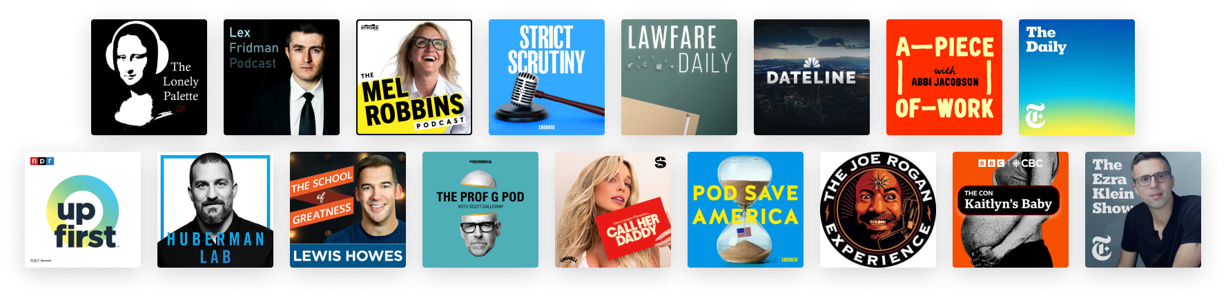 Podcast covers